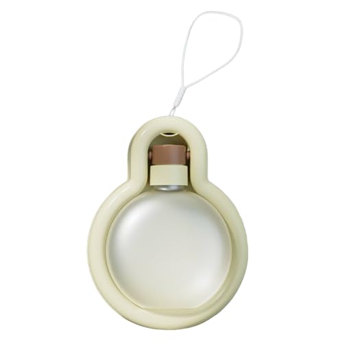 Jackanna Tragbare Hundewasserflasche und Hundefutterflaschenspender mit Schüssel - auslaufsichere, lebensmittelechte Kunststoffbecher (Weiße Wasserflasche, 500ml) von JACKANNA