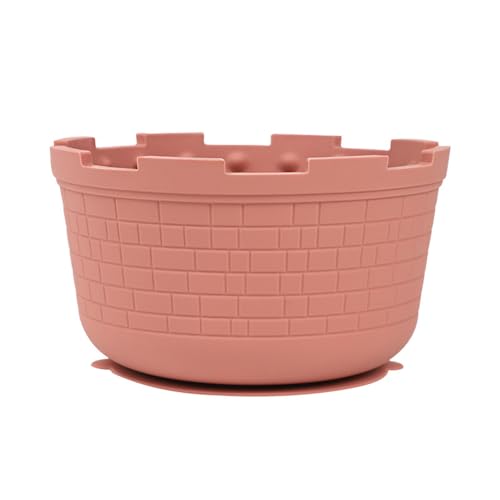 Silikon Hundenapf, Anti Rutsch Hund Feeder Lick Bowl, Futternapf Hund Antischlingnapf Hunde, Anti Dchling Napf, Interaktive Lecknapf für Stress Hundenapf Low Feeder Dog Bowl (Braun) von JACKANNA