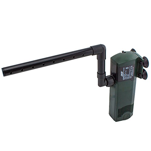 JAD FP-28E Aquarium Filter/Innenfilter mit integrierter Pumpe, inkl. Sprührohr - Becken 200-250L nur 11,5W bei 950l/h von JAD