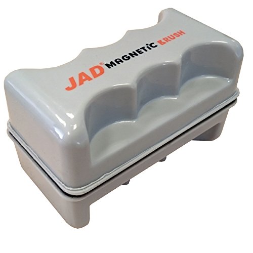 JAD fmb203a - Aquarium Magnet Scheibenreiniger Größe L Scheibenputzer bis 1,5cm Glasreiniger Glasmagnet Aquariummagnet von JAD