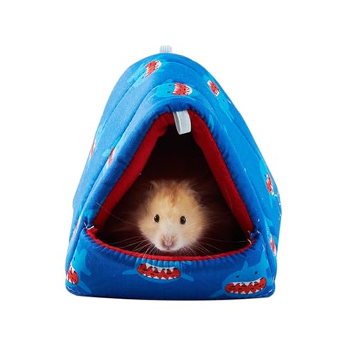 Hängematte Bett Frettchen Nager Hängematte Bett Versteck Käfig Zubehör Spielzeug Bett für Meerschweinchen Chinchilla Igel Glider Hamsterhaus Zubehör Niedliches Hamsterhaus Käfig Baumwolle Hamsterhaus von JAGTRADE