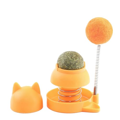 Katzenminz-Ball in leuchtenden Farben, stimuliert die Intelligenz und körperliche Fähigkeiten, interaktives Spielzeug für den Innenbereich, interaktives Spielzeug für Innenkatzen, interaktives von JAGTRADE