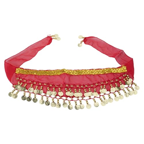 Funkelnder Pailletten-Bauchtanz-Kostüm, Hüftschal für Hunde, verstellbarer Bauchtanzrock, bequeme Haustierkleidung, Haustier-Taillenkette für Aufführungen von JAMNGHB