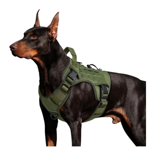 Hundegeschirr für kleine bis große Hunde, reflektierende Streifen, Brustgurt, Kauweste für aggressive Zieher, Spaziergänge, Trainingsausrüstung, Hunde-Brustgurt von JAMNGHB