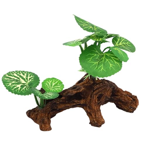 JAMNGHB Realistischer Baumstumpf, Aquarium-Zubehör, wasserdicht, Kunstharz, Dekoration für natürliches Aussehen, Unterwasserumgebung, Aquarien, Ornament von JAMNGHB