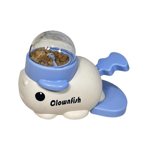 Pet Press Leckerli-Spender Spielzeug mit Fisch-Design fördert aktives Spielen kognitive Entwicklung und für Pet Clownfish Press Treats Dispenser von JAMNGHB