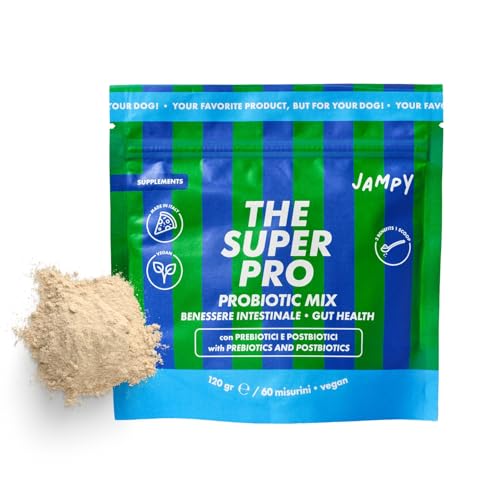 JAMPY Darmwohl Pulver für Hunde – Probiotika & Präbiotika bei Gras fressen, Durchfall & Blähungen – unterstützt Darmflora & Verdauung – 100 % pflanzlich & Alternative zu Kohletabletten. von JAMPY