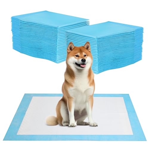 JANUIXCO 40 Stück PIPI Matten für Hunde 45 × 60 cm - Wickelunterlage Auslaufsicheres 5-Lagiges Design, Schnell Trocknender Oberfläche - Inkontinenzunterlage Einweg für Kranke und Inkontinente Tiere von JANUIXCO