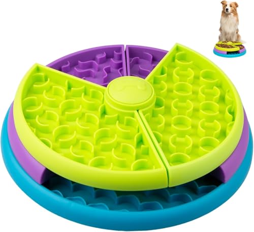 JAONLD Slow Feeder Hund Antischlingnapf Hunde Groß Anti Schling Napf Hund rutschfest 3 Drehbare Ebenen Verhindern Sie Fettleibigkeit und Blähungen Interaktiver Fressnapf für Kleine Mittelgroße Hunde JAONLD Slow Feeder Hund Antischlingnapf Hunde Groß Anti Schling Napf Hund rutschfest 3 Drehbare Ebenen Verhindern Sie Fettleibigkeit und Blähungen Interaktiver Fressnapf für Kleine Mittelgroße Hunde von JAONLD