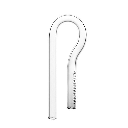 JARDLI Glas Mini Einlauf Lily Pipe für Nano Aquarium gepflanzt Tank (17mm für 16/22mm Schläuche) von JARDLI