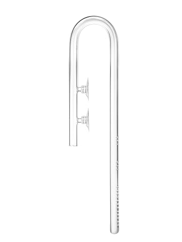 JARDLI Glaslilien-Rohrzufuhr – mehrstufiger Wassereinlass – extra lange Version für tiefe Aquarien (13 mm für 12/16 mm Innendurchmesser) von JARDLI