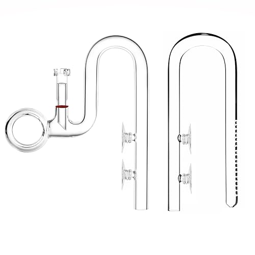 JARDLI Mini-Lily-Pfeifen-Set, Drehauslauf mit Oberflächenskimmer und Zufluss für Nano-Tanks (17 mm für 16/22 mm (16/22 mm) Schläuche) von JARDLI