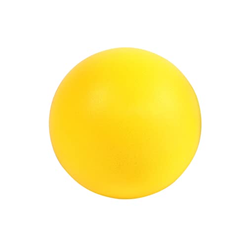 JAWSEU Weiche Schaumstoffbälle, Dodgeball-Bälle Schaumstoff Silent Ball für Kinder, Weich und Federnd, Leichte Spielbälle für Indoor-Spielzeugspaß (Gelb) von JAWSEU