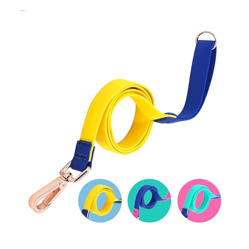 Jelly Bunte Hundeleine, wasserdichte Trainingsleine für Spaziergänge, Wandern und Outdoor-Aktivitäten, rutschfester Griff, geruchshemmende Nylonleine mit O-Ring aus Legierung, strapazierfähig, M150 Jelly Bunte Hundeleine, wasserdichte Trainingsleine für Spaziergänge, Wandern und Outdoor-Aktivitäten, rutschfester Griff, geruchshemmende Nylonleine mit O-Ring aus Legierung, strapazierfähig, M150 von JAX PLANET