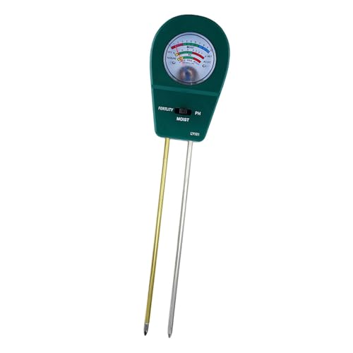 JAYIOLA 3-in-1-Bodentester, tragbares Gerät zur Messung von Bodenfeuchtigkeit und Säure für den Garten, GrÜn JAYIOLA 3-in-1-Bodentester, tragbares Gerät zur Messung von Bodenfeuchtigkeit und Säure für den Garten, GrÜn von JAYIOLA