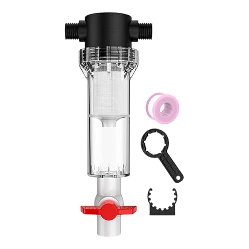 JAYIOLA Aquariumfilter Innenfilter für Aquarien Fischbeckenfilter Wasserpumpe mit Transparentem Gehäuse Aus PP Zur Visuellen Kontrolle für Fische Und Schildk, 20 Mesh von JAYIOLA