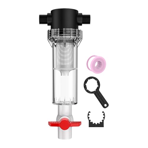 JAYIOLA Aquariumfilter Innenfilter für Aquarien Fischbeckenfilter Wasserpumpe mit Transparentem Gehäuse Aus PP Zur Visuellen Kontrolle für Fische Und Schildk, 40 Mesh von JAYIOLA