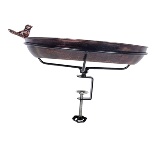 JAYIOLA Deck Mounted Bird Supplies Vogelfutterspender für Rasen Yard Art Zaun von JAYIOLA