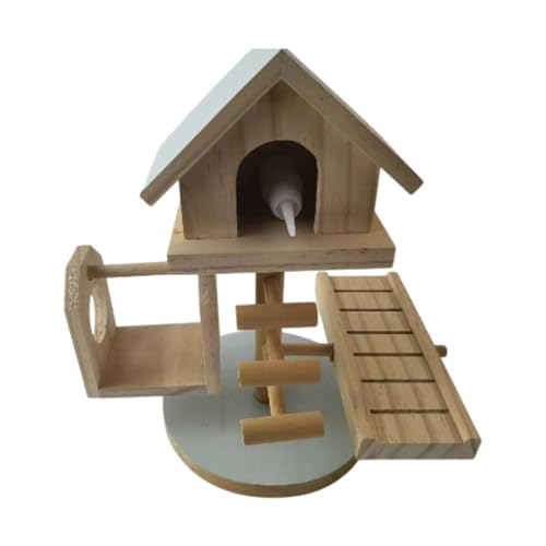 JAYIOLA Holzschloss Kletterleiter für Syrische Mäuse Ratten Kleine Haustiere JAYIOLA Holzschloss Kletterleiter für Syrische Mäuse Ratten Kleine Haustiere von JAYIOLA