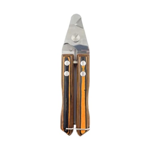 JAYIOLA Hundenagel Pet Paws Pet Nagel Tragbarer Klauenschneider Handbuch sicherer ergonomischer Holzgriff Nicht-Schlupf, Gebogener Griff von JAYIOLA
