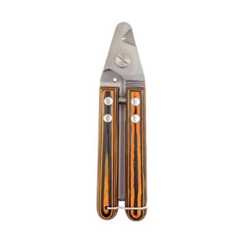 JAYIOLA Hundenagel Pet Paws Pet Nagel Tragbarer Klauenschneider Handbuch sicherer ergonomischer Holzgriff Nicht-Schlupf, Gerader Griff von JAYIOLA