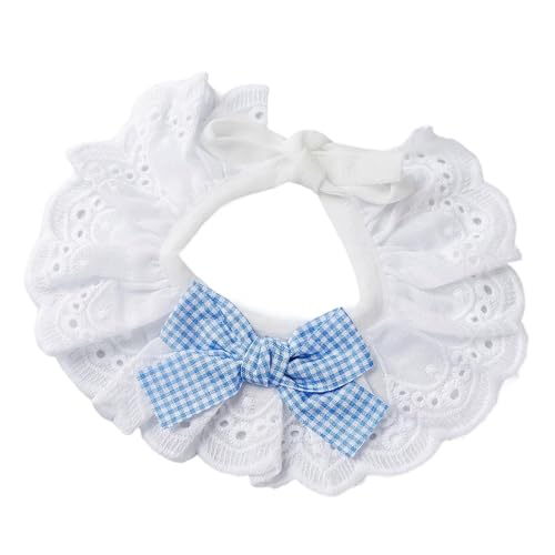 JAYIOLA Katzen-Bandana, Rundhalsschal für Haustierbedarf, geeignet für Geburtstagsfeiern, Blue S JAYIOLA Katzen-Bandana, Rundhalsschal für Haustierbedarf, geeignet für Geburtstagsfeiern, Blue S von JAYIOLA