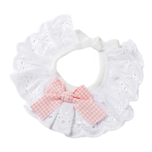 JAYIOLA Katzen-Bandana, Rundhalsschal für Haustierbedarf, geeignet für Geburtstagsfeiern, Pink S JAYIOLA Katzen-Bandana, Rundhalsschal für Haustierbedarf, geeignet für Geburtstagsfeiern, Pink S von JAYIOLA