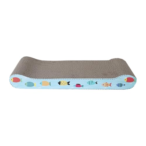 JAYIOLA Katzenkratzbrett aus Hochwertiger Wellpappe als Kratzfläche Und Spielplatz für Kleine Und Große Katzen, S JAYIOLA Katzenkratzbrett aus Hochwertiger Wellpappe als Kratzfläche Und Spielplatz für Kleine Und Große Katzen, S von JAYIOLA