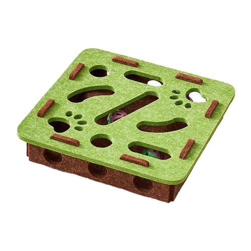 JAYIOLA Katzenpuzzlespiel mit Bällen, Indoor-Spielzeug, Beschäftigung für Haustiere, Grüner Platz JAYIOLA Katzenpuzzlespiel mit Bällen, Indoor-Spielzeug, Beschäftigung für Haustiere, Grüner Platz von JAYIOLA