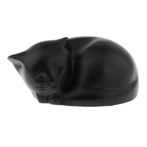 JAYIOLA Schlafende Katze Haustier Urne Outdoor Souvenir Haustierbedarf Memorial Andenkenbox JAYIOLA Schlafende Katze Haustier Urne Outdoor Souvenir Haustierbedarf Memorial Andenkenbox von JAYIOLA