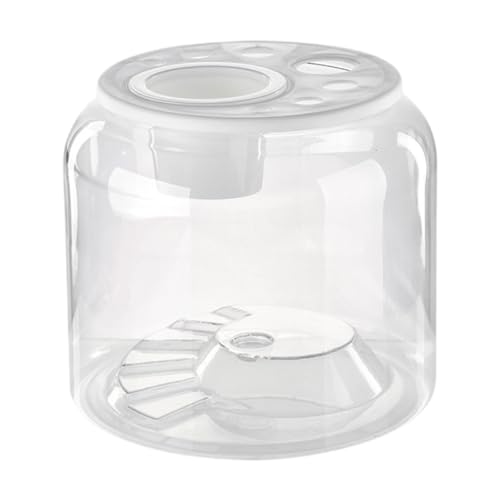 JAYIOLA Turtle Container Reptile Habitat Fashion Tisch Dekorative DIY Micro Landscape Step Terrarium für Salon Apartment Home, XL mit Deckel von JAYIOLA