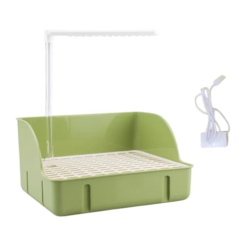 JAYIOLA Vogelbadewanne Und Papageienbadewanne Eine Automatische Vogeldusche mit Badebecken für Vögel mit Sicherem PP Material für Nymphensittiche Tauben Und W, GrÜn JAYIOLA Vogelbadewanne Und Papageienbadewanne Eine Automatische Vogeldusche mit Badebecken für Vögel mit Sicherem PP Material für Nymphensittiche Tauben Und W, GrÜn von JAYIOLA