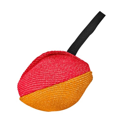 JAYIOLA Zerrball für Hunde, Trainingsspielzeug, 14 x 11 cm, und leicht für Welpen und Jagdhunde, Rot Orange JAYIOLA Zerrball für Hunde, Trainingsspielzeug, 14 x 11 cm, und leicht für Welpen und Jagdhunde, Rot Orange von JAYIOLA