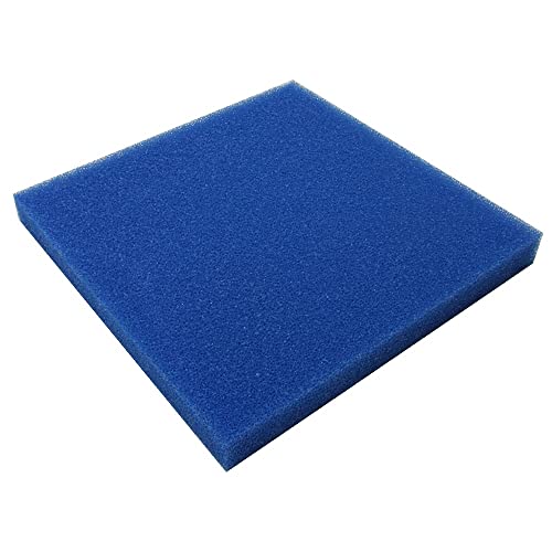 JBL 62560 Mehrweg-Schaumstoff für Aquarienfilter gegen alle Wassertrübungen, Filterschaum blau grob, 50 x 50 x 5 cm von JBL