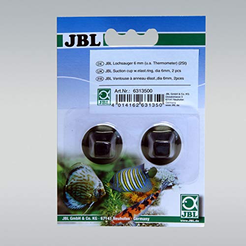 JBL 6313500 Lochsauger (u.a. Thermometer), 6 mm, 2 Stück von JBL