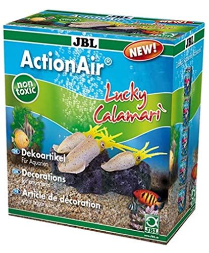 JBL Action Air Lucky Calamari 6430200 Dekorfigur Kalamare mit Luftantrieb für Aquarien von JBL