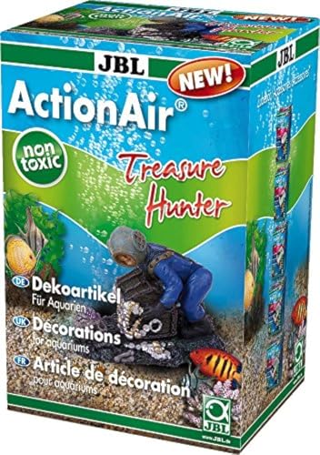 JBL Action Air Treasure Hunter 6430400 Dekorfigur Taucher mit Luftantrieb für Aquarien von JBL