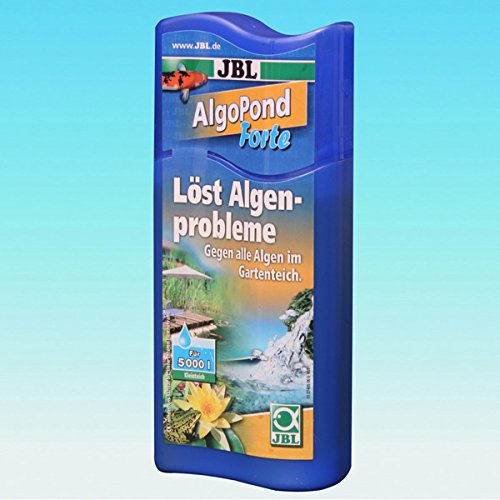 JBL AlgoPond Forte 250ml Wasseraufbereiter gegen alle Algen im Gartenteich für 5000 Liter (59,80 €/L) von JBL -