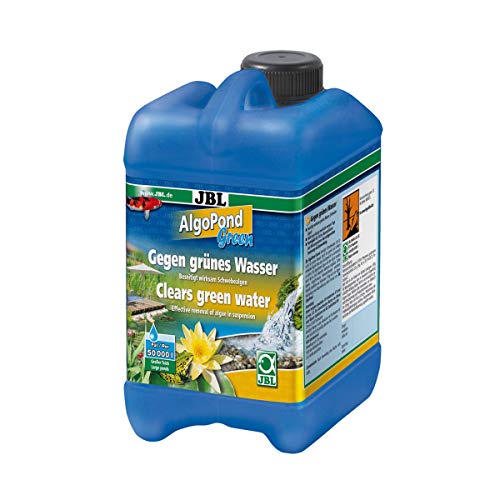 JBL AlgoPond Green - 2,5 Liter - Algenmittel Teichwasser Pflege Teich Wasser (9.98 €/L) von JBL
