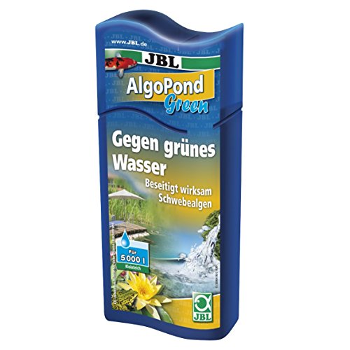 JBL AlgoPond Green 26064 Wasseraufbereiter zur Bekämpfung von Schwebealgen im Gartenteich, 250 ml von JBL