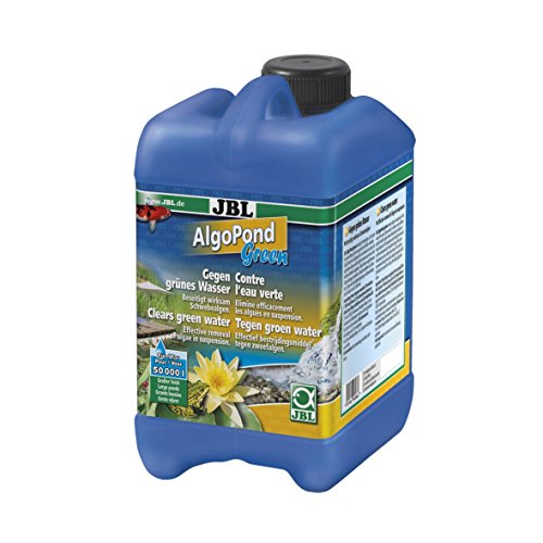 JBL AlgoPond Green 26066 Wasseraufbereiter zur Bekämpfung von Schwebealgen im Gartenteich, 2,5 l von JBL