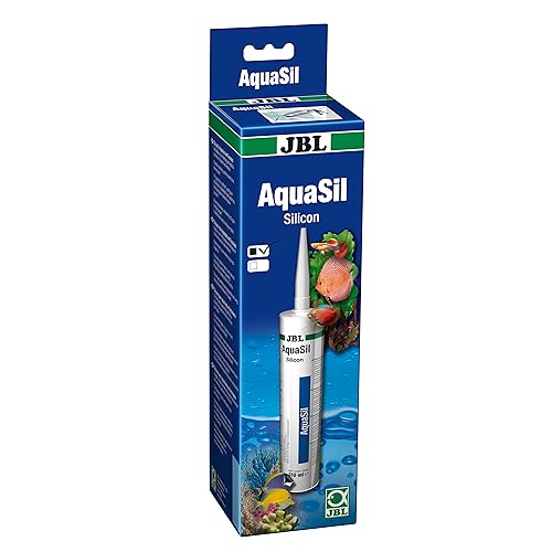 JBL AquaSil 6139300 Spezialsilikon für Aquarien und Terrarien, 310 ml, schwarz von JBL