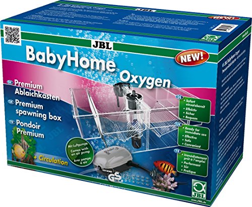 JBL BabyHome Oxygen 6432000, Premium-Ablaichkasten, Komplettset mit Luftpumpe, 1 Stück (1er Pack) von JBL