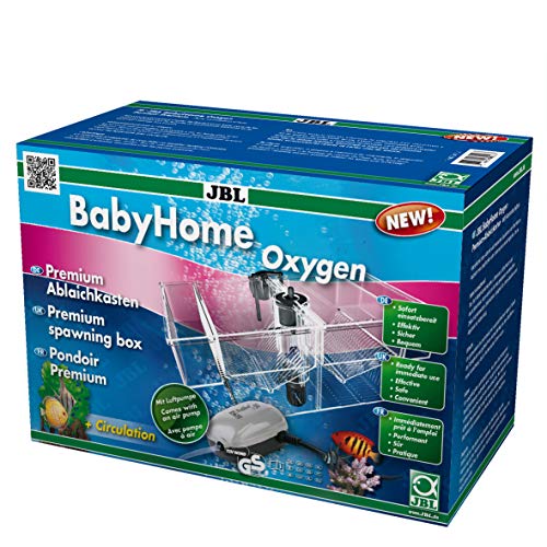 JBL BabyHome Oxygen 6432000, Premium-Ablaichkasten, Komplettset mit Luftpumpe, 1 Stück (1er Pack) von JBL
