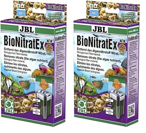 JBL BioNitratEx 62536, Filterbälle zur effektiven Entfernung von Nitrat aus Aquarienwasser, 100 Stück (2er Pack) von JBL