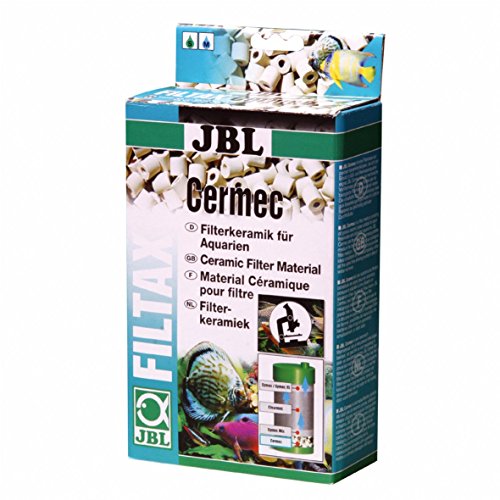 JBL Cermec 6237500, Keramische Filterröhrchen für Aquarienfilter, 1 L von JBL