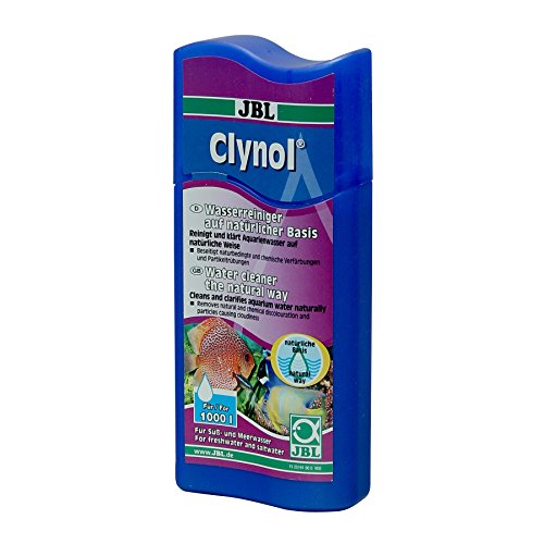 JBL Clynol 25190 Wasseraufbereiter zur Reinigung und Klärung für Süß- und Meerwasser Aquarien, 100 ml von JBL