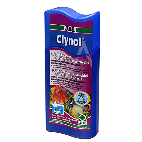 JBL Clynol 25191 Wasseraufbereiter zur Reinigung und Klärung für Süß- und Meerwasser Aquarien, 250 ml von JBL