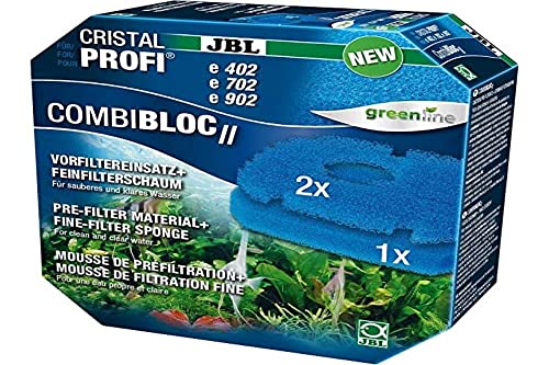JBL CombiBloc II CristalProfi e 6028800, Vorfiltereinsatz und Feinfilterschaum, Für CristalProfi e402/e702/e902, 3 Filtereinsätze JBL CombiBloc II CristalProfi e 6028800, Vorfiltereinsatz und Feinfilterschaum, Für CristalProfi e402/e702/e902, 3 Filtereinsätze von JBL