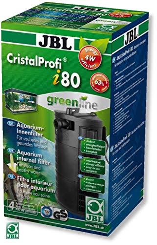JBL CristalProf i80 greenline Energieeffizienter Innenfilter für Aquarien mit 60-110 L, 6097200 von JBL